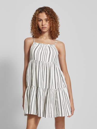 Only Sukienka mini z fakturowanym wzorem model ‘THYRA LIFE’ Złamany biały 4