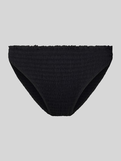 Produktfoto, Bikini Slip mit Strukturmuster Modell 'SKIN LOBSTER' von Neo Noir, czarny, krój regular fit, ozdobna faktura, falowany brzeg