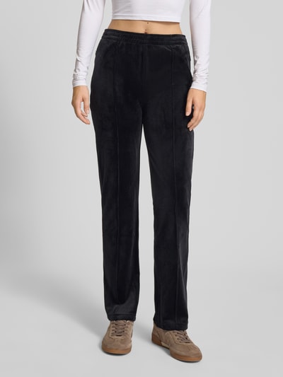 FILA Straight fit sweatpants met elastische band, model 'ADRIANO' Zwart - 4