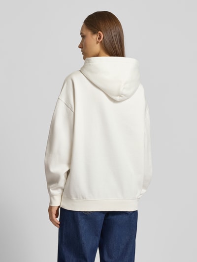 Pegador Oversized hoodie met logostitching, model 'Frieda' Offwhite - 5