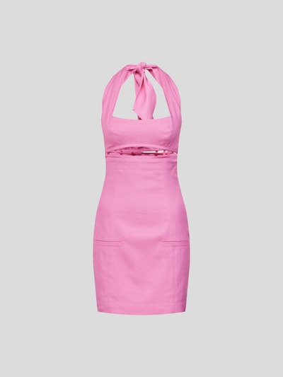 Jacquemus Minikleid mit Cut Outs Pink 2