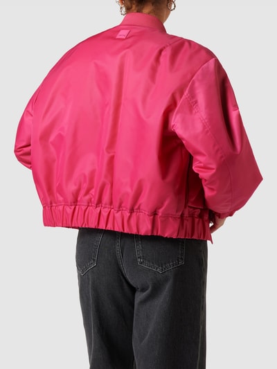 Marc O'Polo Denim Bomberjack met klepzakken Fuchsia - 5