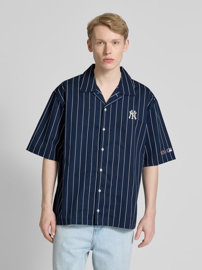 CHAMPION Vrijetijdsoverhemd met knoopsluiting Marineblauw - 4