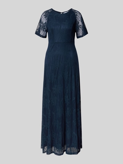 Vila Maxi-jurk van kant met ronde hals Marineblauw - 2