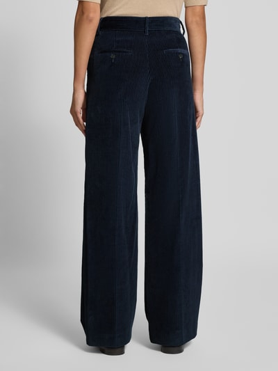 Weekend Max Mara Wide Leg Cordhose aus reiner Baumwolle Modell 'TANIA' Marine 5