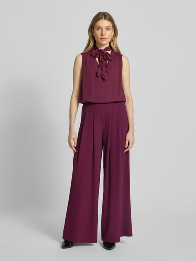 Rinascimento Regular fit blousetop met sierstrik Bordeaux - 1