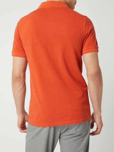 BOSS Orange Slim fit poloshirt van piqué, model 'Prime' Rood - 5