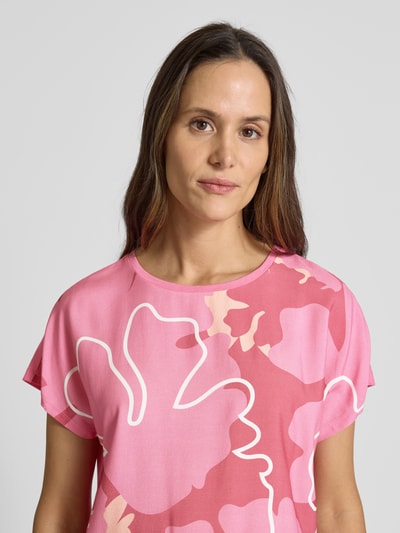 T-shirt Femme Tom Tailor – Coupe Décontractée En Coton Doux, Manches 7/8