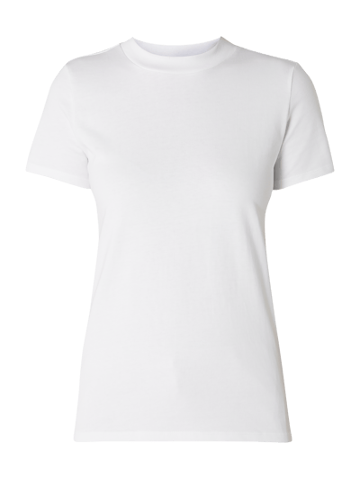 Jake*s Casual Shirt mit Herz-Stickerei Weiss 2