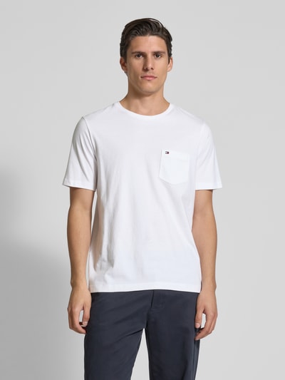 Tommy Hilfiger Regular fit T-shirt van puur katoen Wit - 4