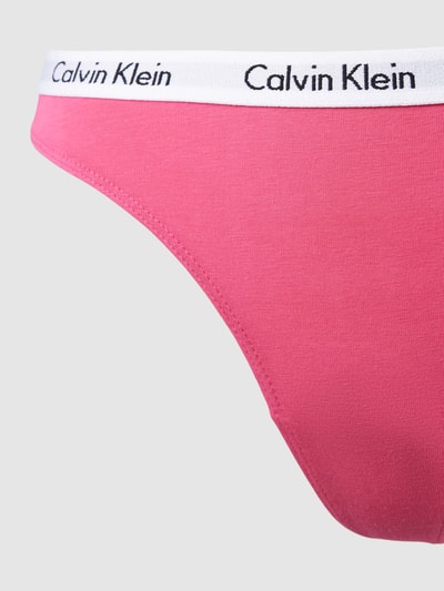 Calvin Klein Underwear String in een set van 3 stuks, model 'CAROUSEL' Bordeaux - 2