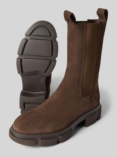 Copenhagen Chelsea boots met profielzool Chocoladebruin - 4
