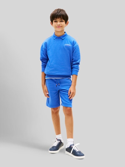 Tommy Hilfiger Teens Regular Fit Sweatshorts aus Baumwoll-Mix Royal 1