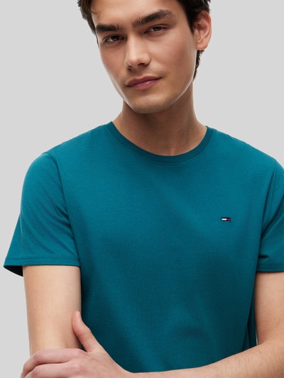 Tommy Jeans regular fit T-shirt van puur katoen Petrol - 3