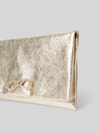 Abro Leren clutch met applicatie Goud gemêleerd - 3