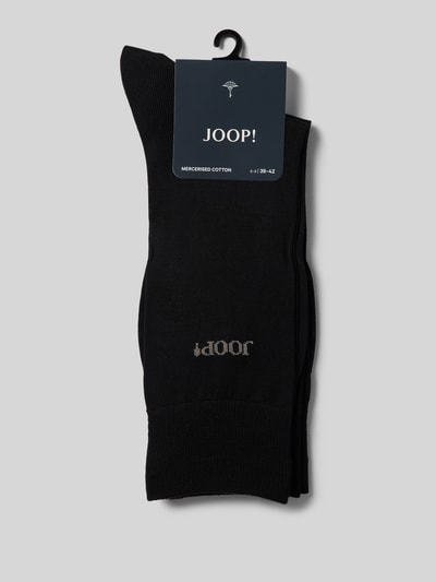 JOOP! Collection Socken mit Logo-Detail Modell 'PREMIUM ESSENTIAL' Black 3