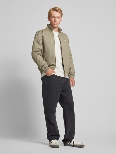 Calvin Klein Jeans Jack met opstaande kraag, model 'CANVAS HARRI' Beige - 1