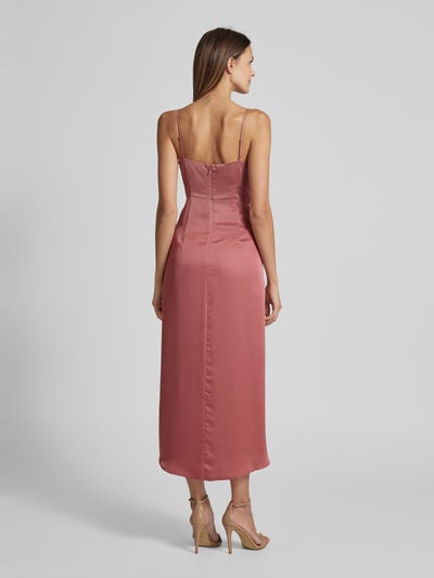 Jake*s Cocktail Cocktailkleid mit Knotendetail Rose Melange 5