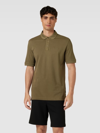 JOOP! Collection Poloshirt mit Label-Stitching Modell 'Primus' Oliv 4