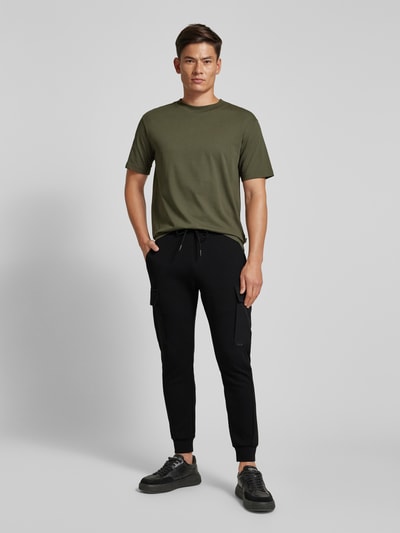 Antony Morato Slim fit sweatbroek in cargolook Zwart - 1