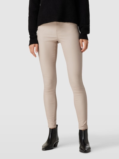 Vero Moda Spodnie o kroju skinny fit z dodatkiem streczu Écru 4