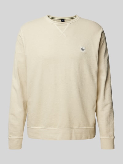 Lerros Sweatshirt mit Label-Details Sand 2