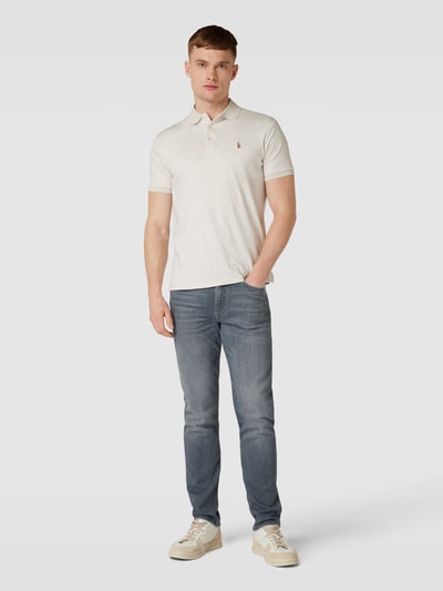 JOOP! Collection Modern Fit Jeans mit Label-Patch aus Leder Hellgrau 1