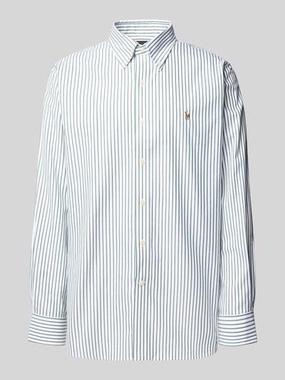Polo Ralph Lauren Relaxed Fit Business-Hemd mit Knopfleiste Gruen 2