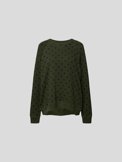 The Great Sweatshirt mit Polka Dots Dunkelgruen 2