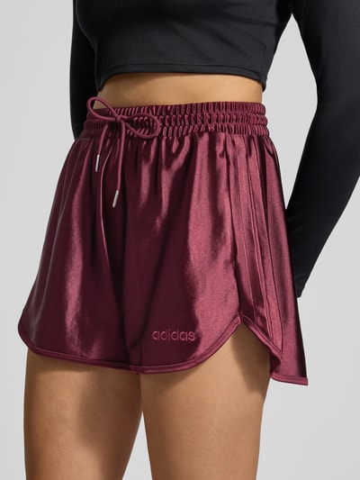 adidas Sportswear Regular fit sweatshorts met elastische band Bordeaux - 3