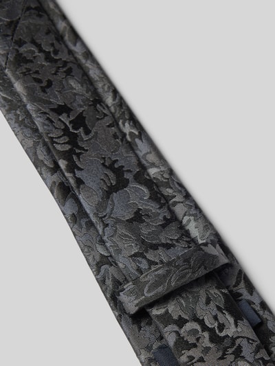 JOOP! Collection Seidenkrawatte mit Strukturmuster Black 3