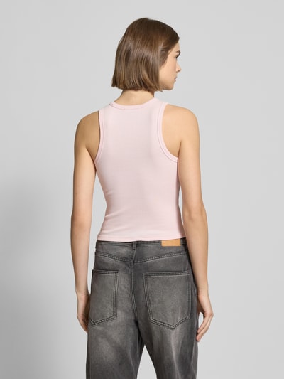 Review Tanktop mit gerippten Abschlüssen Rose 5