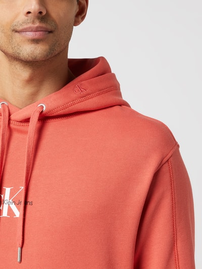 Calvin Klein Jeans Hoodie aus Baumwolle  Rot 3