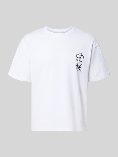 JACK & JONES Relaxed Fit T-Shirt aus reiner Baumwolle Modell "DYLAN" Offwhite 1