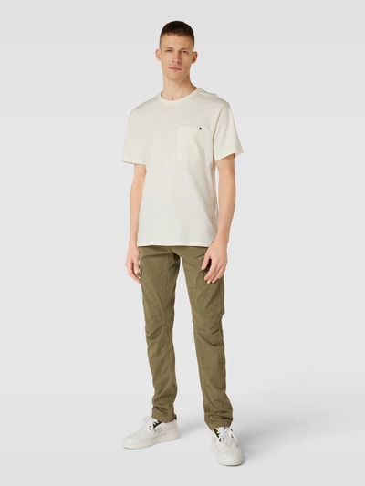 PME Legend Slim fit cargobroek met stretch, model 'NORDROP CARGO' Beige - 1