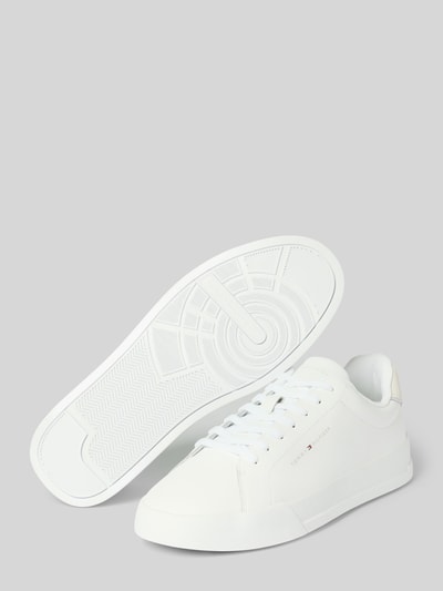 Tommy Hilfiger Low Top Sneaker aus echtem Leder Weiss 4