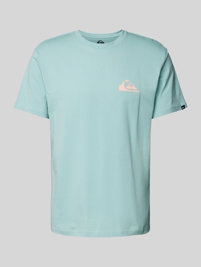 Quiksilver T-Shirt mit Label-Print Tuerkis 1