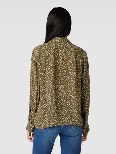 Tommy Hilfiger Overhemdblouse met all-over motief Kaki - 5