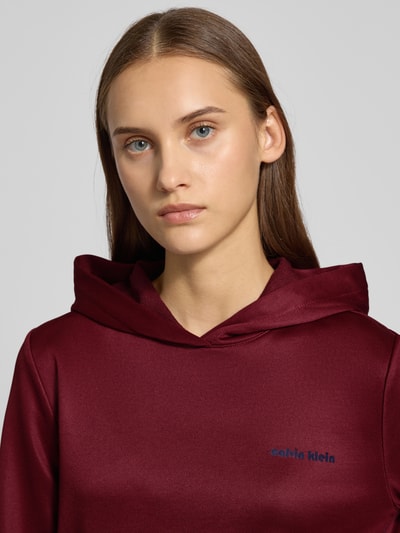 Calvin Klein Jeans Hoodie mit Kapuze Bordeaux 3