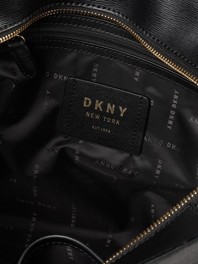 DKNY Tote bag van leer, model 'Bryant' Zwart - 4