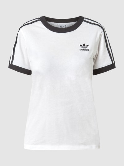 adidas Originals T-shirt in tweekleurig design  Wit - 2