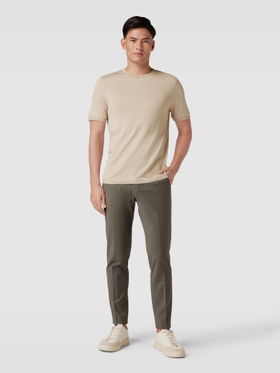 Cinque T-Shirt in Strick-Optik Sand 1