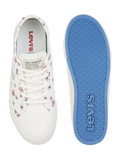 Levi’s® Acc. Sneaker bloemmotief, model 'Summit Low' Wit - 4