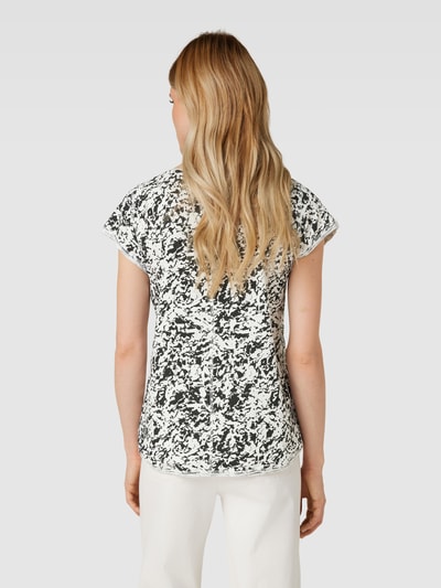 Esprit T-shirt met gebloemd motief Zwart - 5