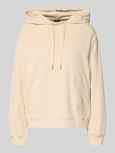 Produktfoto, Hoodie mit Label-Stitching Modell 'Tansu' von JOOP! aus cremefarbenem Baumwoll-Mix im Relaxed-Fit für Damen