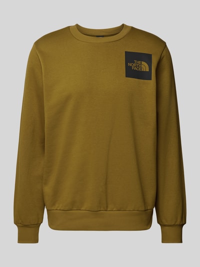 The North Face Sweatshirt mit Label-Patch Khaki 2