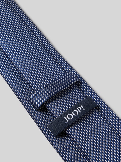 JOOP! Collection Stropdas van zijde in all-over look (8 cm) Marineblauw - 3