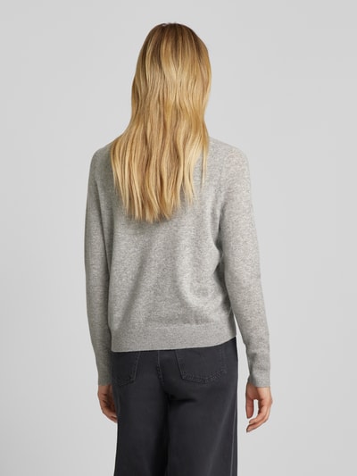 Jake*s Casual Gebreide pullover met ribboorden Zilver gemêleerd - 5