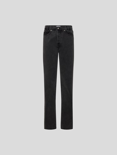 Rabanne High Waist Jeans im Relaxed Fit Dunkelgrau meliert 2