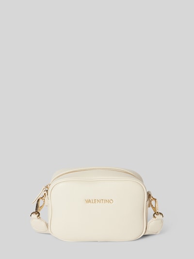 VALENTINO BAGS Crossbodytas met labeldetail, model 'NEVER' Offwhite - 1